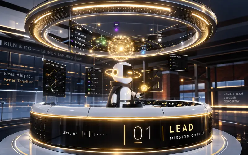 Lead Bot at the Command Nexus on Level 02
